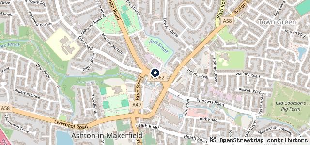 Map showing the location of Bryn Motor Company Ltd