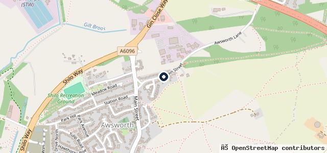 Map showing the location of Awsworth Motor Co Ltd