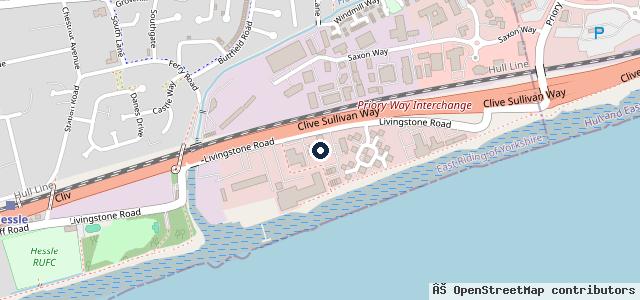 Map showing the location of Livingstone Motor Group (Hull Mitsubishi)