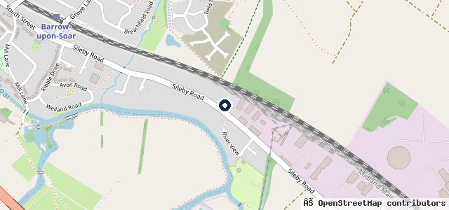 Map showing the location of J & B Stone Garage Services