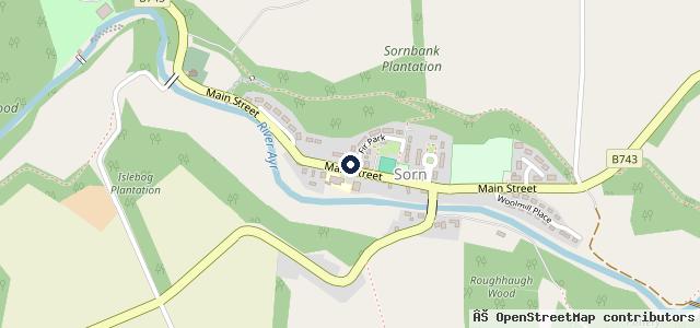 Map showing the location of J D Morton & Son