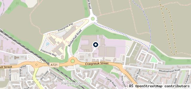 Map showing the location of Alexanders MOT Centre LTD | Glasgow