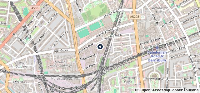 Map showing the location of J & J Auto's