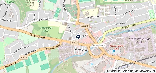 Map showing the location of Bexley Lane Garage | Crayford