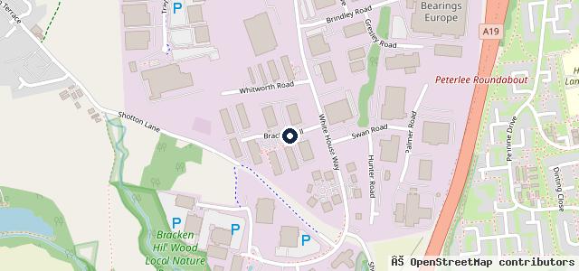 Map showing the location of Bracken Hill Autos Ltd