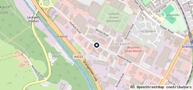 Map showing the location of Bevan Triumph | Cardiff