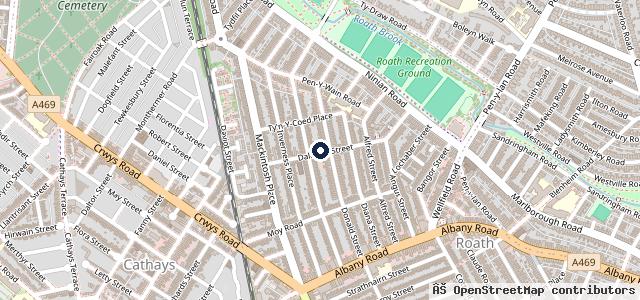 Map showing the location of J Sherlock and Son