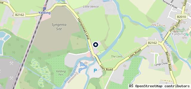 Map showing the location of Orchard View Garage