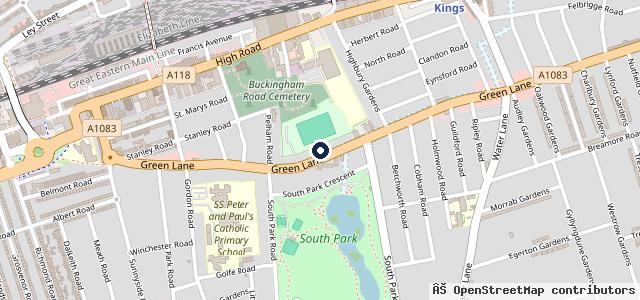 Map showing the location of Combined Motor Services - MOT & Service Station