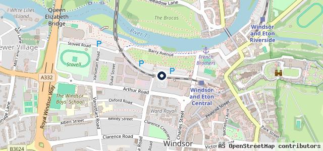 Map showing the location of Archway Motors