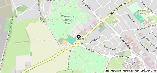Map showing the location of Abbey Motors