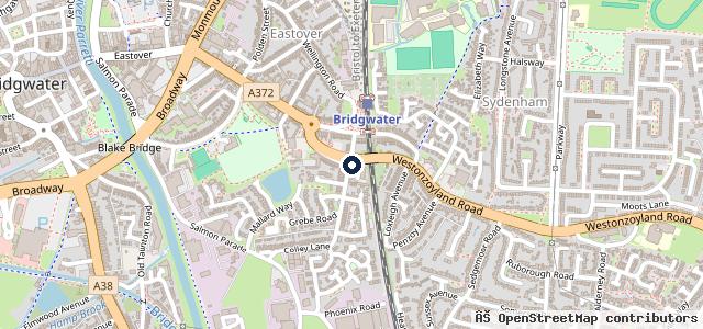 Map showing the location of A1 Mot Centre Bridgwater Limited