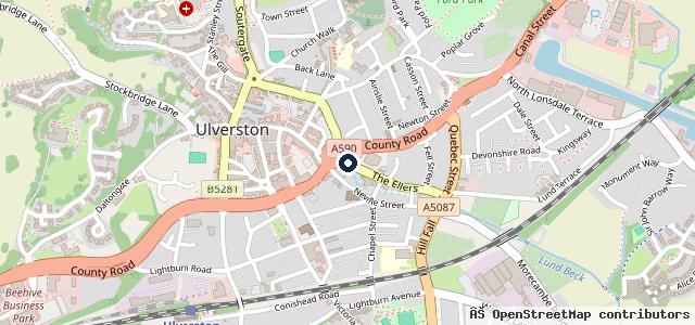 Map showing the location of Alan Myerscough Ltd