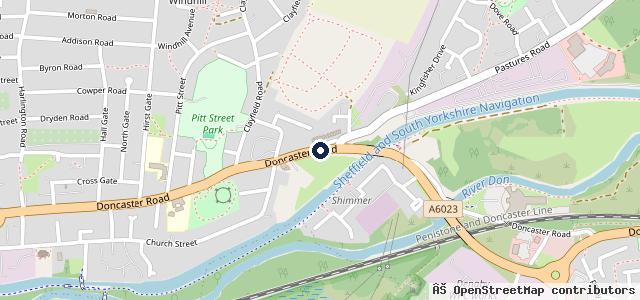 Map showing the location of CLS Diagnostics &amp; Remaps | Mexborough
