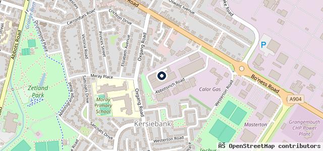 Map showing the location of Abbotsinch Service Centre | Grangemouth