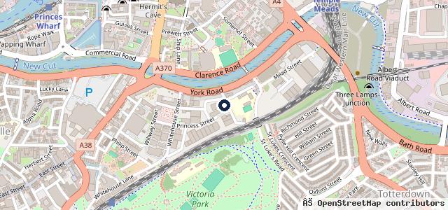 Map showing the location of CT Garages