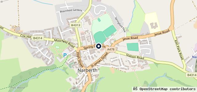 Map showing the location of Celtic Commercial Garage