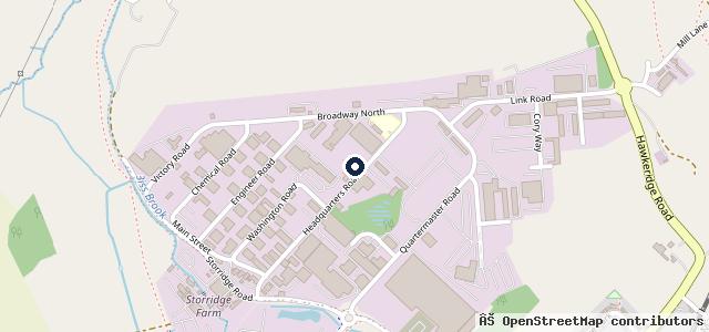 Map showing the location of Heritage Van Centre