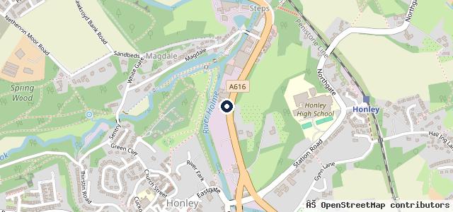 Map showing the location of GMC Autos | Honley