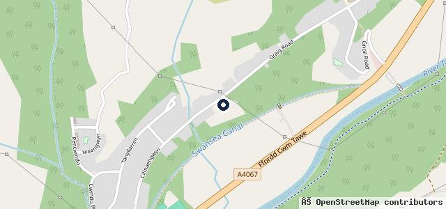 Map showing the location of Villa Motors | Pontardawe