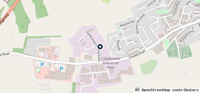 Map showing the location of Prance Motor Services