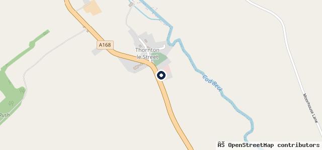 Map showing the location of Metcalfes Of Thirsk