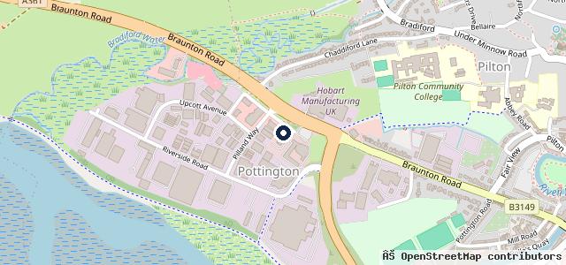 Map showing the location of ATS Euromaster Barnstaple
