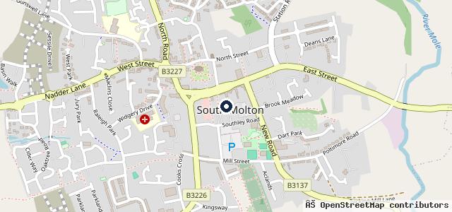 Map showing the location of Central Park Garage Ltd