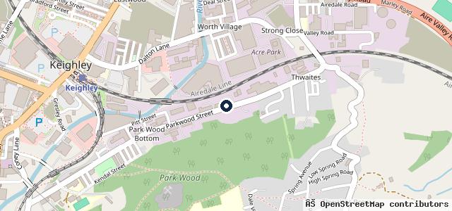 Map showing the location of George Green (Keighley) Ltd