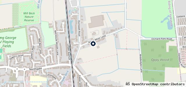 Map showing the location of Northmoor MOT Ltd