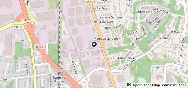 Map showing the location of TOYOTA