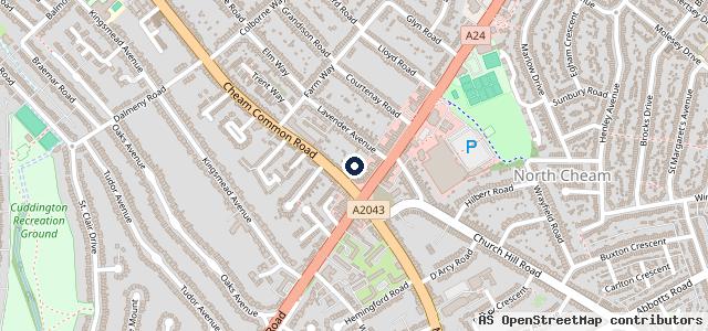 Map showing the location of GB Autos Volvo Specialists