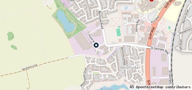 Map showing the location of Arbury Coachworks Ltd