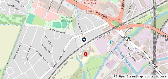 Map showing the location of M & G Auto Electrics Doncaster LTD