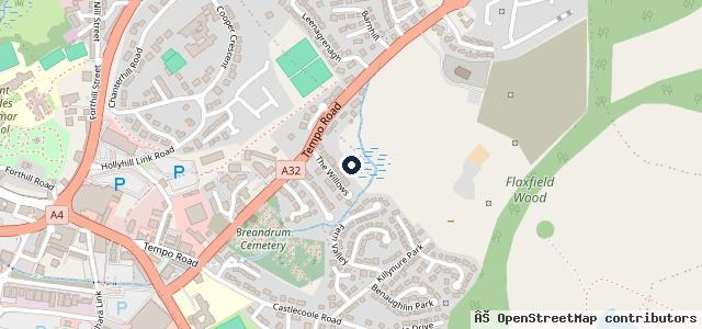 Map showing the location of Vauxhall Lochside Garages Enniskillen