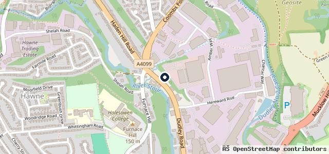 Map showing the location of Halesowen Motor House Suzuki