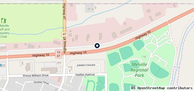 Map showing the location of Melville Motors Ltd. O/a Future Ford