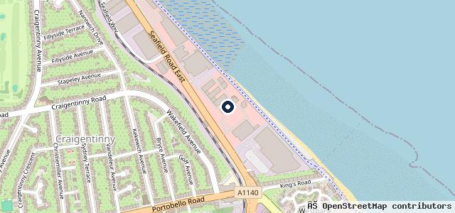 Map showing the location of Robins & Day Citroen Edinburgh