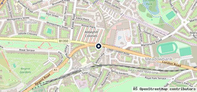 Map showing the location of Abbeyhill Garage | Edinburgh