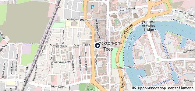 Map showing the location of Hickson Motors | Stockton-on-Tees