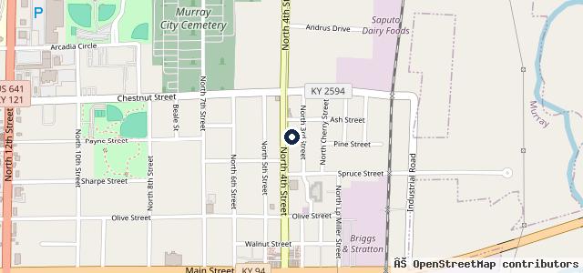 Map showing the location of Harlan Automotive | Murray KY