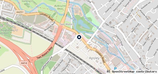 Map showing the location of Apsley mots
