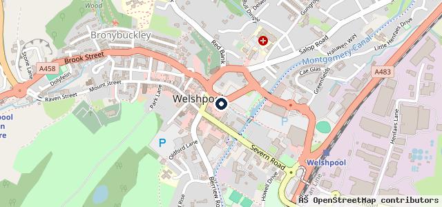 Map showing the location of Mark's Auto Accessories