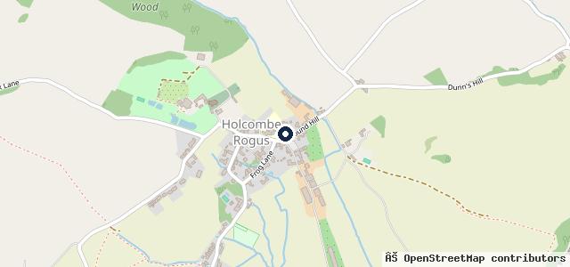 Map showing the location of Holcombe Garage