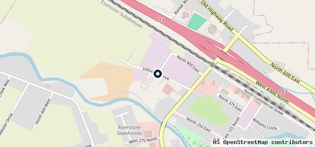 Map showing the location of Precision Complete Auto Repair