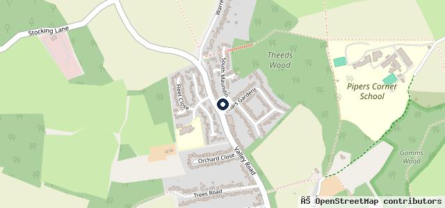 Map showing the location of Hughenden Autos