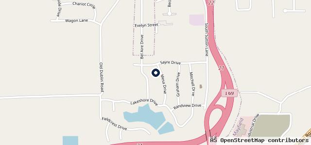 Map showing the location of Glen's Automotive And Towing