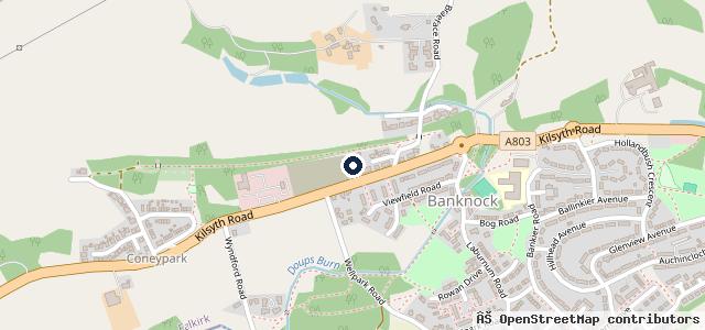Map showing the location of Central M O T's