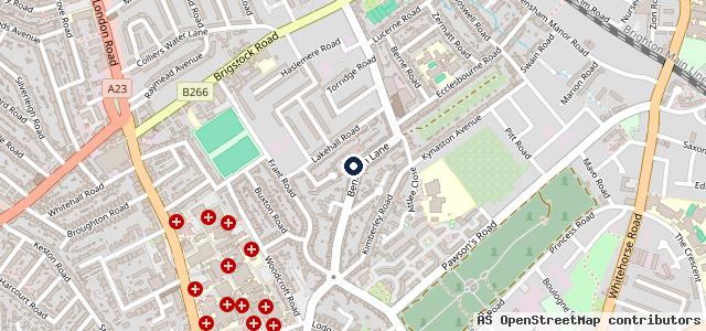 Map showing the location of DH Car & Trucks