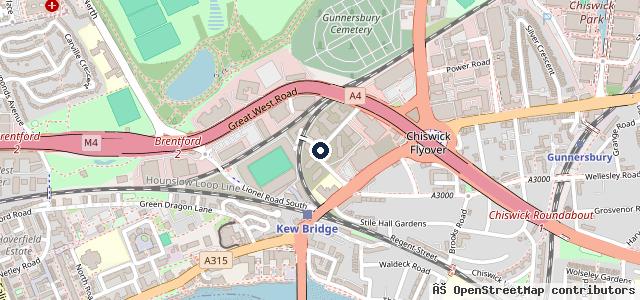 Map showing the location of Stellantis &You Citroen West London